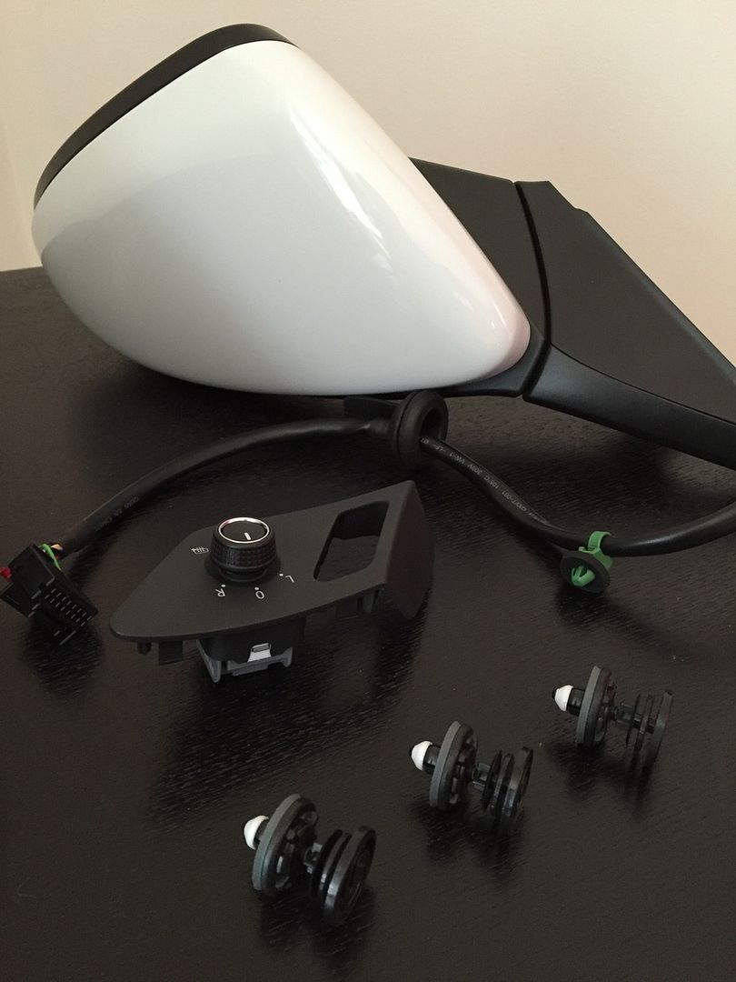 MK7 Golf Power Folding Mirrors with Puddle Lights GOLFMK7 VW GTI